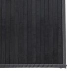 vidaXL Tapis rectangulaire gris 70x300 cm bambou