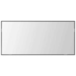 vidaXL Miroir Chêne noir 80 x 37 cm Verre et Bois Ingénierie