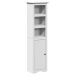 vidaXL Armoire de salle de bain BODO blanc 44x30x160 cm