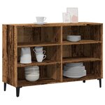 vidaXL Buffet vieux bois 103 5x35x70 cm bois d'ingénierie