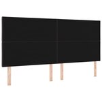 Tête de Lit LED vidaXL Design à Blocs de Diamant Marron Foncé 200 cm Tissu
