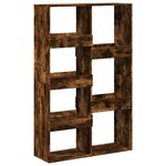 vidaXL Cloison de séparation chêne fumé 100x33x155 5cm bois ingénierie