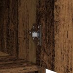 vidaXL Buffet avec tiroir vieux bois 80x34x76 cm bois d'ingénierie