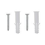 vidaXL Miroirs muraux 2 Pièces 50x50 cm Carré Verre