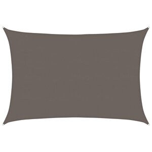 vidaXL Voile d'ombrage 160 g/m² Anthracite 5x7 m PEHD