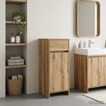 vidaXL Armoire de salle de bain Chêne artisanal 35 x 36 5 x 85 cm