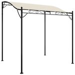 vidaXL Auvent crème 2x2 3 m 180 g/m² tissu et acier