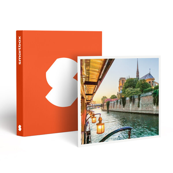 SMARTBOX - Coffret Cadeau Soirée romantique : dîner gastronomique 3 plats avec cocktail et croisière de 2h sur la Seine -  Gastronomie