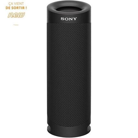 Sony srsxb23b enceinte bluetooth - autonomie 12h - splash proof - noir