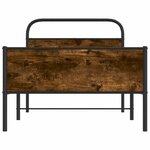 vidaXL Cadre de lit sans matelas 90x200cm chêne sonoma bois ingénierie
