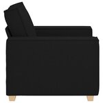 vidaXL Canapé Fauteuil Noir 100x78x84 cm Tissu