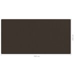 vidaXL Tapis de tente 250x500 cm Marron