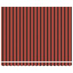 vidaXL Auvent Rétractable orange et marron 400 × 300 cm Tissu  Métal
