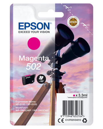 Epson singlepack magenta 502 ink sec singlepack magenta 502 ink sec