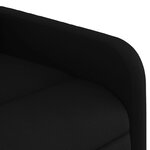 vidaXL Fauteuil de massage inclinable Noir Tissu