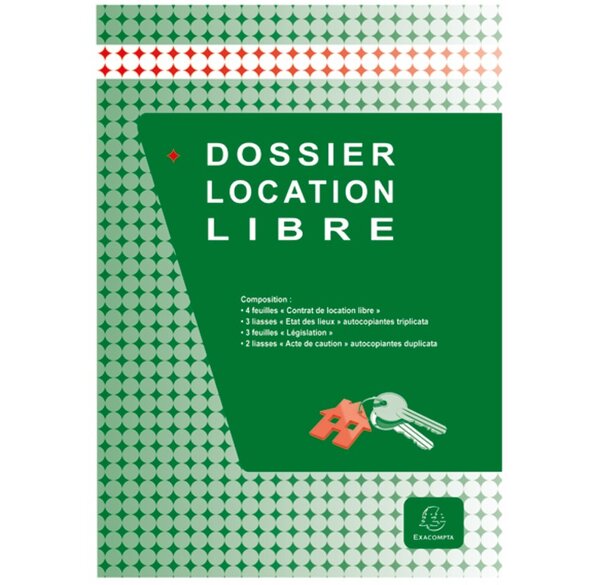 Dossier location libre x 5 EXACOMPTA