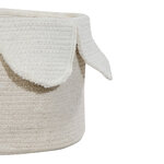 Panier de rangement pétales ivoire et beige 20 x Ø 33 cm