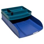 Corbeilles À Courrier Combo Styli Neo Deco - Bleu De France - X 6 - Exacompta