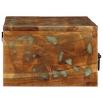 VidaXL Meuble TV mural 80x30x19 cm bois massif de récupération