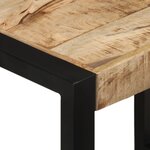 vidaXL Tables gigognes 3 Pièces Bois solide de manguier