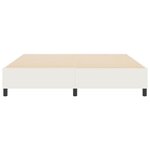vidaXL Cadre de lit plateforme Crème 180 x 200 cm