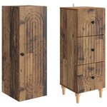 vidaXL Ensemble de Meubles 2 Pièces 33 x 34 5 x 90 cm Bois d'ingénierie
