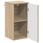 vidaXL Cabinet de salle de bain Chêne sonoma 30 x 31 5 x 61 cm