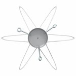 vidaXL Pied de Sapin de Noël 1.73 Blanc 49 x 49 x 15 5 cm Acier