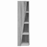 vidaXL Meuble d'angle Blanc 27 5x27x102cm Bois d'ingénierie