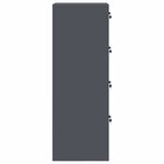 vidaXL Cabinet de Dossier 2 Pièces Anthracite 44 x 50 x 106.5 cm