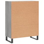 vidaXL Buffet sonoma gris 69 5x34x90 cm bois d'ingénierie