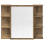 vidaXL Ensemble de meubles salle de bain 3 Pièces bois d'ingénierie