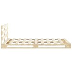 vidaXL Cadre de lit de palette tête de lit 160x200 cm bois pin massif