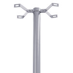 Support vertical en acier  D-USA/PL  pour boîte aux lettres ARREGUI  133 Cm  Gris