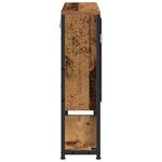 vidaXL Armoire de toilette avec miroir Bois ancien 60 x 16 x 60 cm