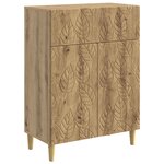 vidaXL Buffet Chêne artisanal 66 x 34 5 x 90 cm Bois d'ingénierie