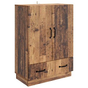 vidaXL Buffet Bois ancien 66 x 34 5 x 92 cm Bois d'ingénierie