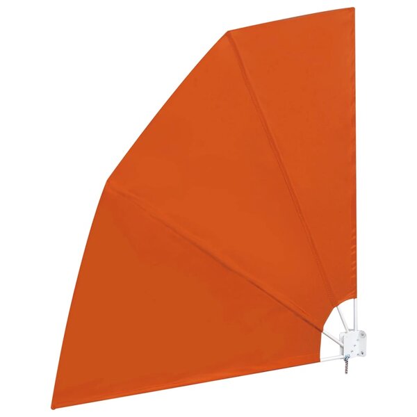 vidaXL Auvent latéral pliable de balcon Terre cuite 210 x 210 cm