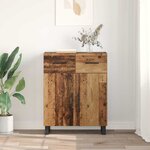 vidaXL Buffet Bois Ancien 69 5 x 34 x 90 cm Bois d'ingénierie