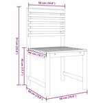 vidaXL Ensemble de banc de jardin 4 Pièces Marron Bois d'acacia massif