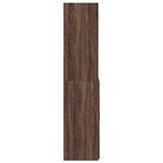 vidaXL Buffet haut chêne marron 80x42 5x185 cm bois d'ingénierie