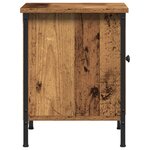 vidaXL Meuble TV en Bois Ancien Bois ancien Bois 60 x 35 x 45 cm Durable
