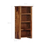 vidaXL Bibliothèque 50x30x100 cm Bois massif
