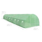 vidaXL Serre 36 m² 1200x300x200 cm