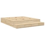 vidaXL Cadre de Lit de Rangement en Chêne Sonoma 180x200 cm
