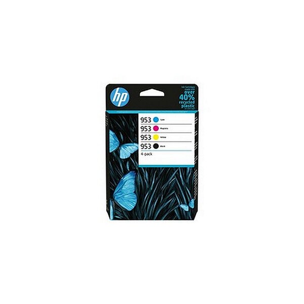 HP 953 - Pack de 4 cartouches noire  cyan  magenta jaune HP 6ZC69AE