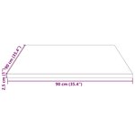 vidaXL Dessus de table 90x90x2 5 cm bois de pin massif