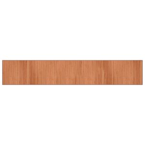 vidaXL Tapis rectangulaire marron 70x400 cm bambou