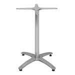 Pied de table pour plateau 800 mm 4 pieds en aluminium - bolero -  - aluminium 650x650x680mm