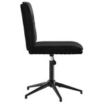 vidaXL Chaises à manger lot de 6 noir velours